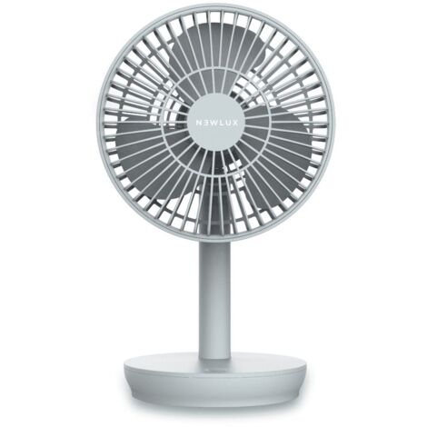 Newlux Ventilador de Sobremesa Azul USB Desk W300