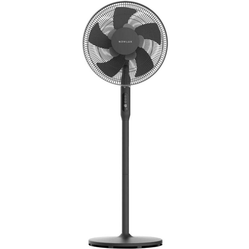 Ventilateur sur pied avec télécommande 3 en 1 W1050 Smart 10 pales Ø40 cm Noir - Newlux