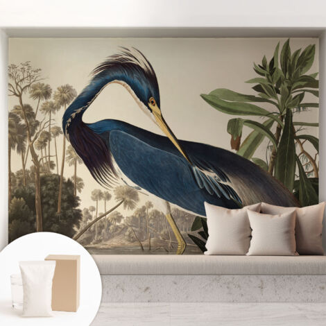 Newroom Tapete Dekorative Vliestapete mit Kleber Modern für Wohnzimmer Schlafzimmer  Exotische Natur 208x146 cm