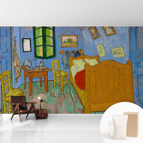 Newroom Tapete Dekorative Vliestapete mit Kleber Modern für Wohnzimmer Schlafzimmer  Gemütliche Einrichtung 416x254 cm