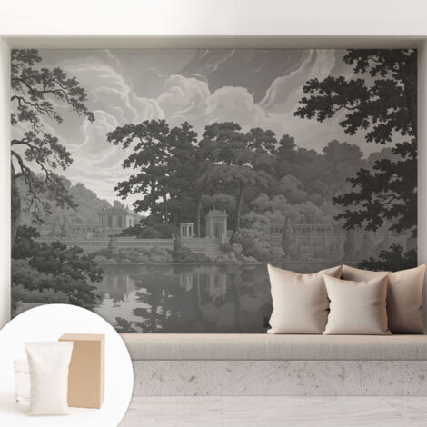 Newroom Tapete Dekorative Vliestapete mit Kleber Modern für Wohnzimmer Schlafzimmer  Naturlandschaft 208x146 cm