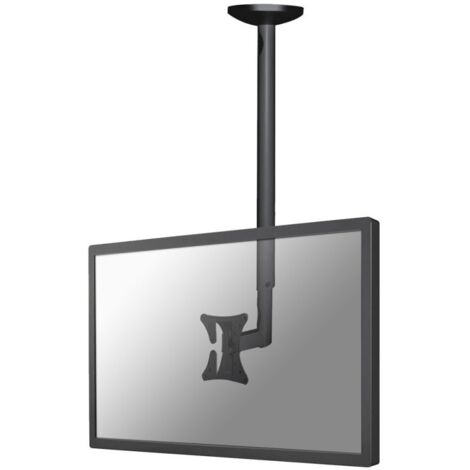 NewStar FPMA-C050BLACK - TV-Deckenhalterung (10"-30", neigbar 20°, schwenkbar 0 - 180°), Schwarz