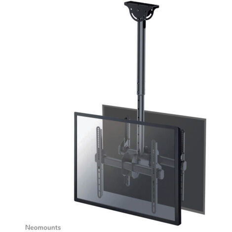 NewStar NM-C440DBLACK TV/Monitor Ceiling Mount for Dual 32"-60" Screens (Back to Back), Height Adjustable - Black