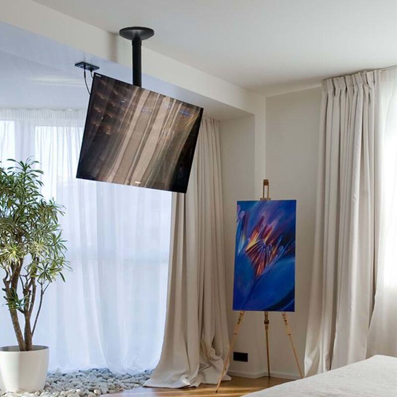 

Soporte de techo pantalla plana ajustable 10'-40' 13 cm negro - Negro - Newstar
