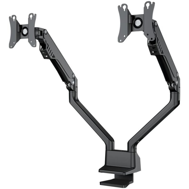 

NewStar Soporte para 2 pantallas escritorio 10'-32' 47 cm negro - Negro