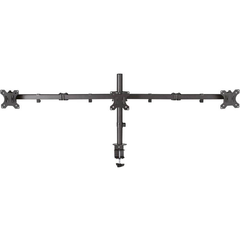 

Soporte para 3 pantallas escritorio 10'-27' 4-46 cm cm negro - Negro - Newstar
