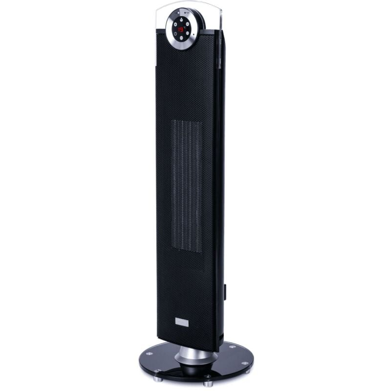 

Calefactor Cerámico Rhapsody, Termoventilador de Torre 2500W, Ajustable 35º,Temporizador 12h Oscilación 76º, Silencioso - Negro - Newteck