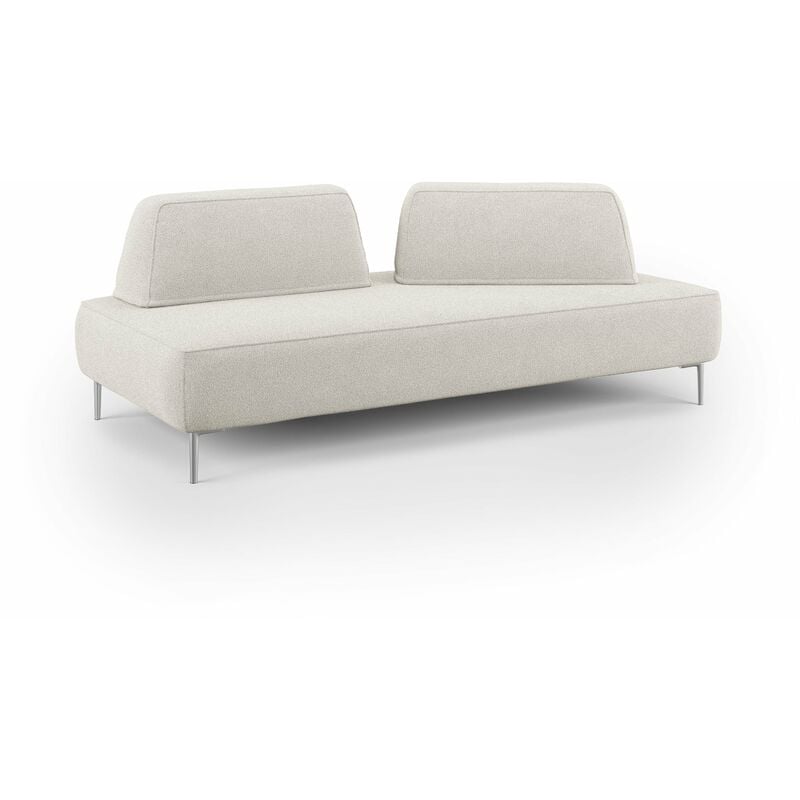 Divani.store - Newton Canapé modulable avec dossier amovibles T07 212 cm blanc