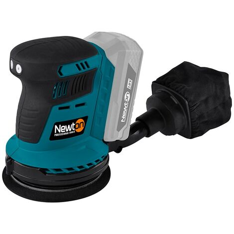 NEWTON Levigatrice orbitale a batteria linea one4all18v, motore brushless, solo corpo macchina