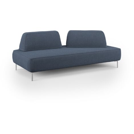 Newton Sofá modular con respaldos removibles 212 cm Azul