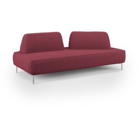 Newton Sofá modular con respaldos removibles 212 cm Rojo