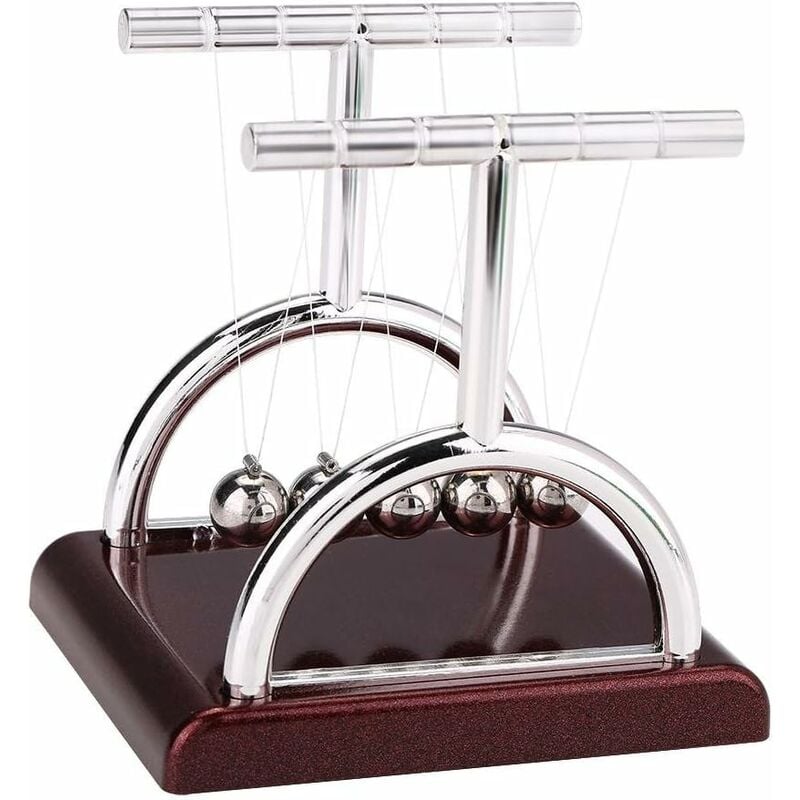 

Newton's Cradle Balance Ball Física Ciencia Péndulo Juguete Rompecabezas Línea de nailon Oficina Diversión Gadget