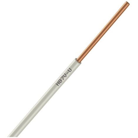 Nexans   01225020   Bobine de fil Electrique 1,5mm Ivoire Long 100m [ H07V U PASSEO 1 ]
