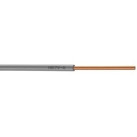 Nexans   01248685   Bobine de fil Electrique 1,5mm Gris Long 100m [ H07V U PASSEO 1 ]