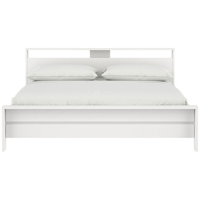 Ebuy24 Next Bett Mit 1 Einlegeboden 180x200cm Weiß.