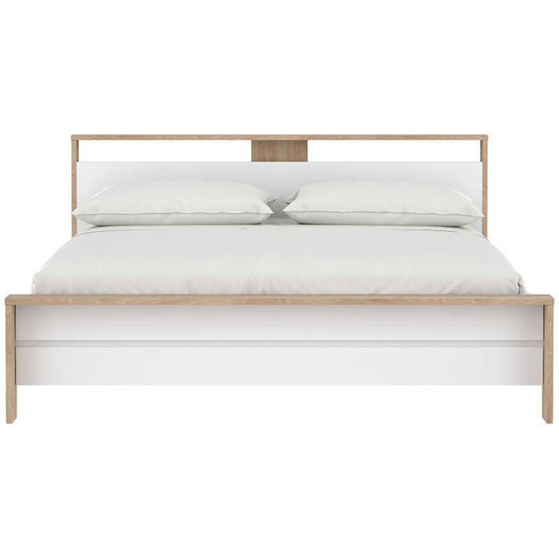 Ebuy24 - Next Bett Mit 1 Einlegeboden 180x200cm Weiß Hochglanz.