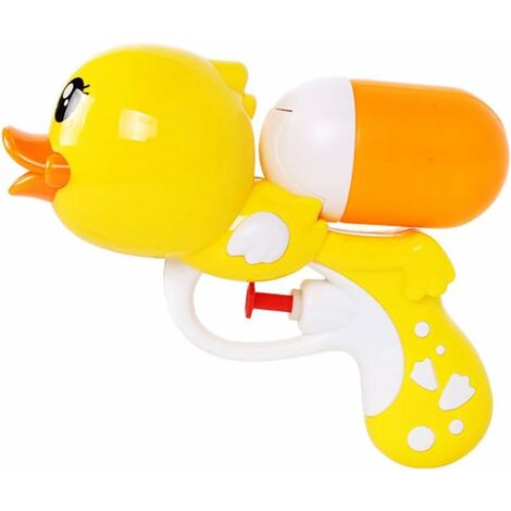 NEXTAKE Anatroccolo Pistola Ad Acqua Cartone Animato Pistola Ad Acqua Simpatico Giocattolo Da Bagno All'aperto Vasca Da Bagno Giocattolo Ad Acqua Per Ragazzi E Ragazze - Piccolo Anatroccolo Giallo + P