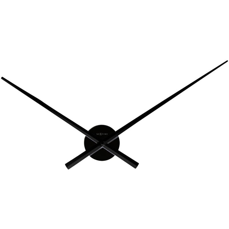 Horloge murale NeXtime NE-3118ZW Diam. 70 cm, noir, « Mains »