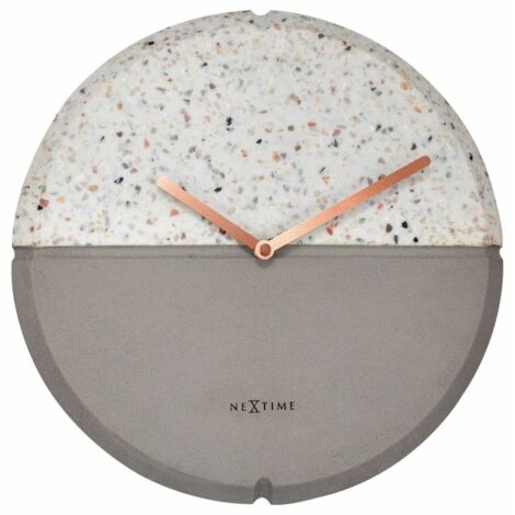 NeXtime 3516 reloj de mesa o pared Reloj de cuarzo Círculo Gris