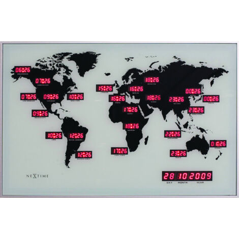 NeXtime Wanduhr 2897 55 x 36 cm Innenbereich