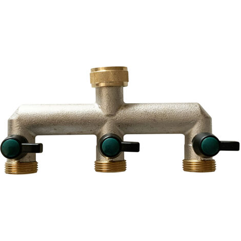 Nez de robinet 3 voies laiton larges 20X27