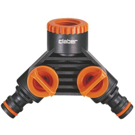 NEZ DE ROBINET DOUBLE SORTIE