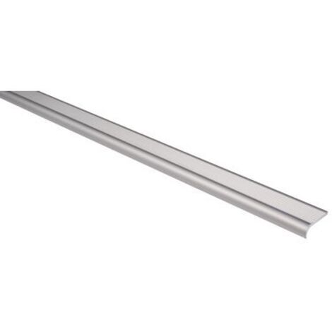 Nez marche 40x15 alu anodisé argentan