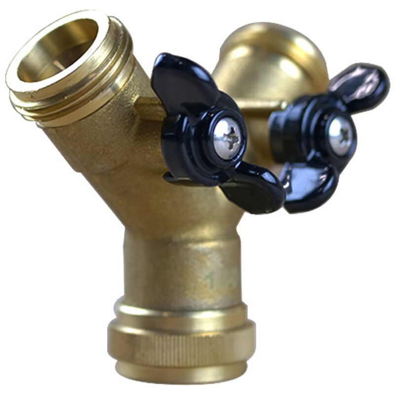 Nez sélecteur 2 circuits laiton mâle-femelle 20-27