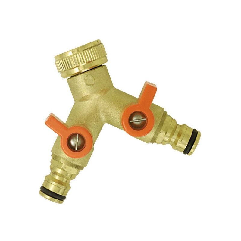 Sélecteur 2 sortie laiton