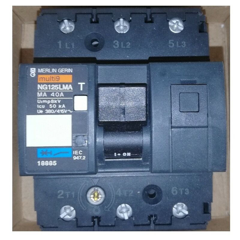 

18885 interruptor del motor Schneider 40A 3P NG125LMA
