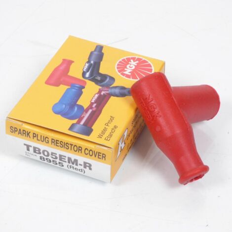 NGK TB05EM-R 8955 Zündkerzenstecker aus rotem Silikon für