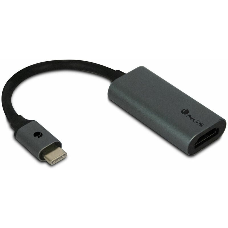 

Adaptador USB C a HDMI WONDERHDMI Gris 4K Ultra HD - NGS