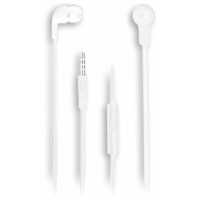

Auriculares de Botón Cross Kip (1,2 m) Blanco - NGS