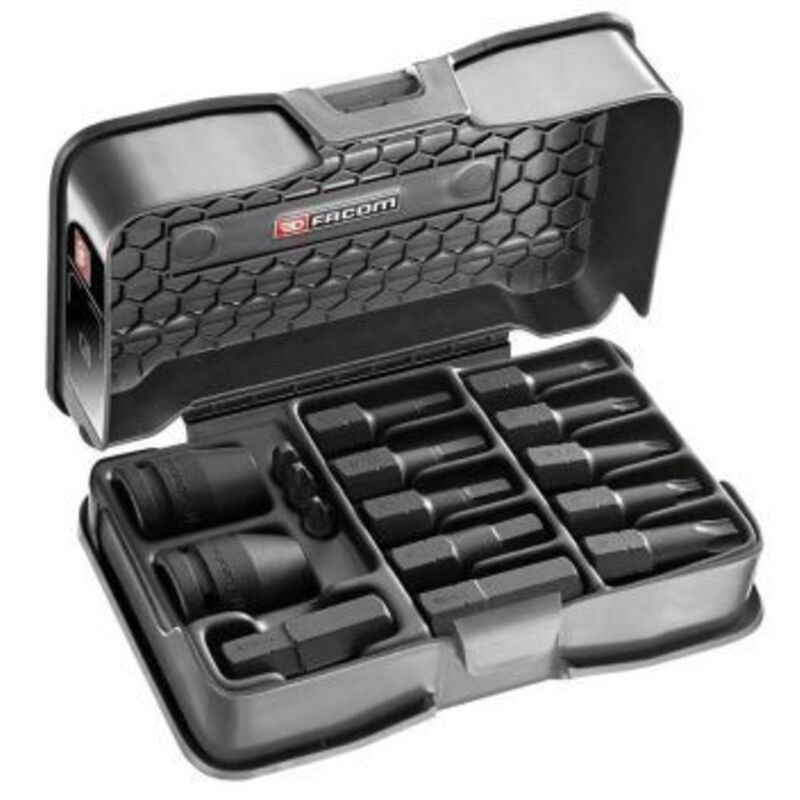 Facom - Coffret 14 embouts impact 1/2' - NHX.14BPF - Ce produit de marque est neuf.