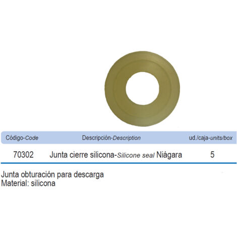 Niagara 70302 Silikon-Entladedichtungsdichtung
