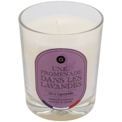 Nibi Duftkerze Leinen und Lavendel 180g - Atmosphera créateur d'intérieur