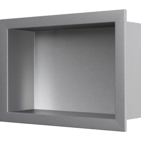 Nicchia Da Parete BERNSTEIN Acciaio Satinato 15x60x10cm - Per Bagno, Doccia, Vasca - Foto 8