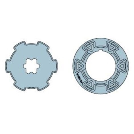 Nice 513.16300 - Roue et couronne pour ogive 65x1,8