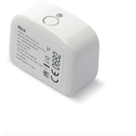 NICE BIDI-SHUTTER interface bidirectionnelle pour volet roulant Centrale de commande moteur 230Vac, récepteur radio YUBI-HOME