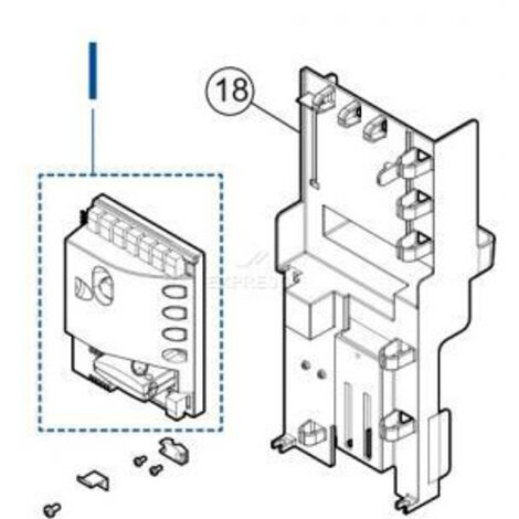 Nice – Carte de remplacement panneau de commande central SPNKA3R10 – Compatible motoréducteurs NKSL400 et SLH400 – Performance optimale assurée - SLH400R10