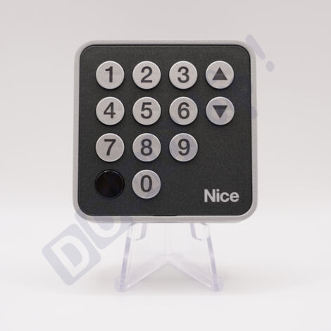 Nice – Clavier à code filaire BlueBUS 12 touches rétroéclairées – IP44 pour extérieur – Coque en aluminium résistante aux effractions