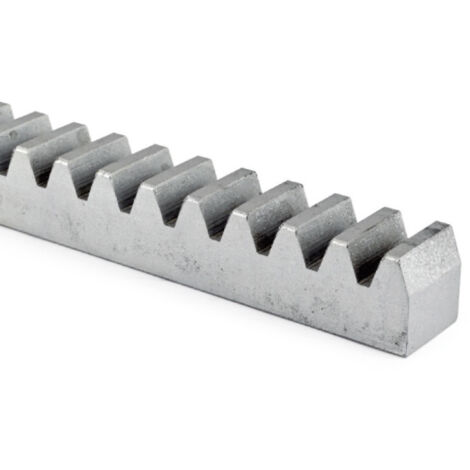 Nice – Crémaillère pour portail en acier galvanisé 22x22mm – Longueur 1 mètre – Résistance à la corrosion – ROA7