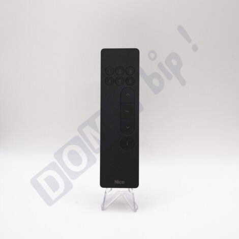 NICE DOMI P6 NOIR - Télécommande murale Pour volets, stores, portails à 6 canaux - Compatible 433,92 MHz O-Code et PLN2+ - Compatible Yubii Home