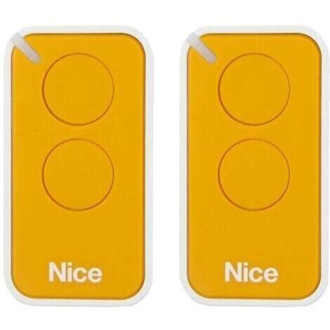 Nice Émetteur Era Inti, 2 Canaux 2pcs Jaune