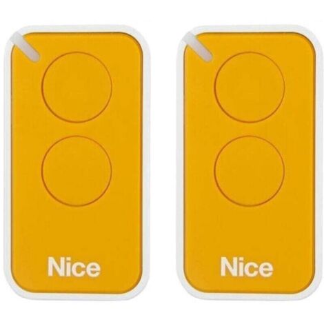 Nice Émetteur Era Inti, 2 Canaux 2pcs Jaune
