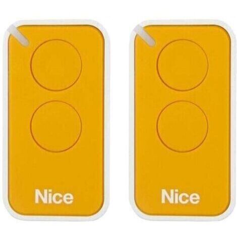 Nice Émetteur Era Inti, 2 Canaux 2pcs Jaune