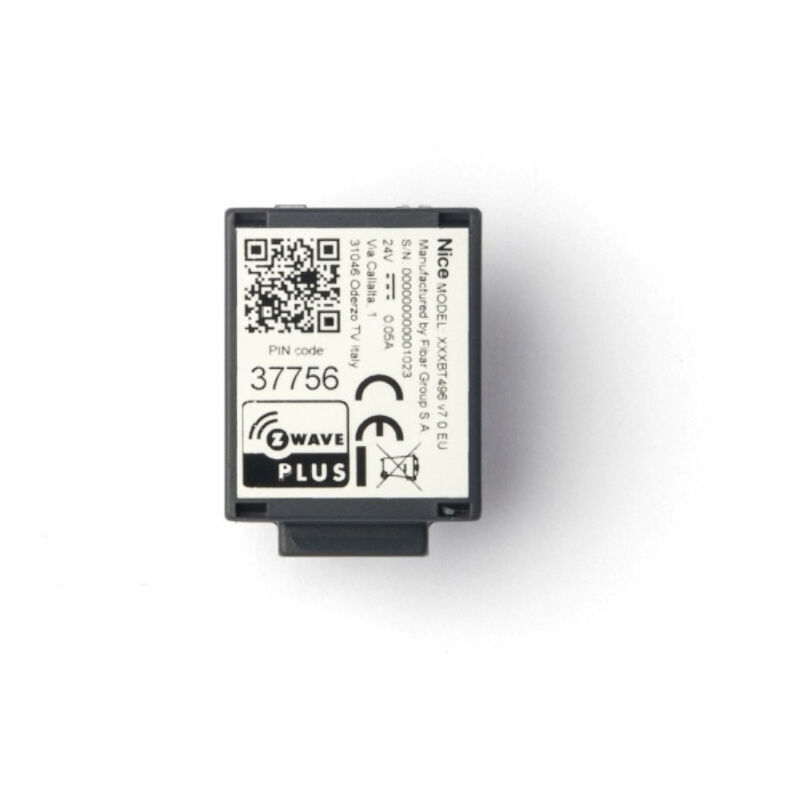 Interface de module enfichable de communication NICE BIDI-ZWAVE IBT4ZWAVE