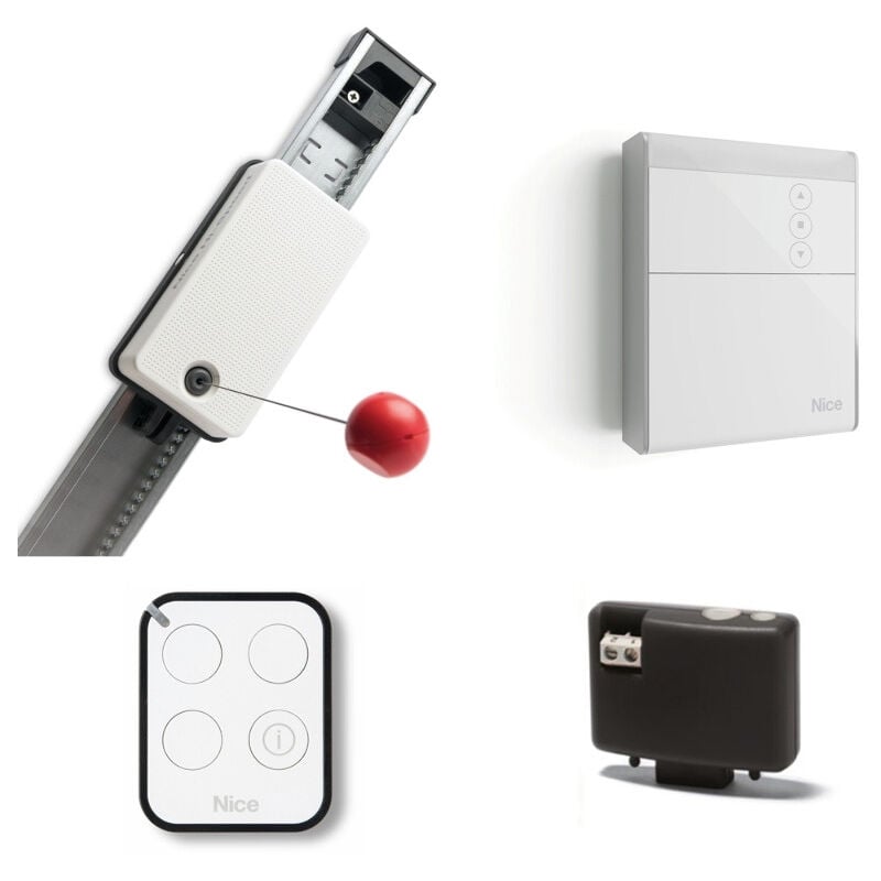 Kit de porte sectionnelle et basculante Nice spy spykit 650 hs bd 24 v SPY650HSBDKCE