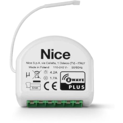 Nice modulo di comando 2 circuiti on off doublesmart-control eu doublesmart-cont