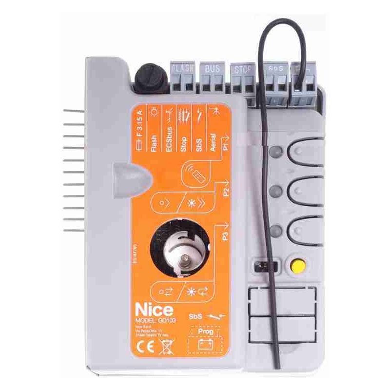 Panneau de commande central GD103 Mhouse GD103 Pièce de rechange d'origine Nice GD103